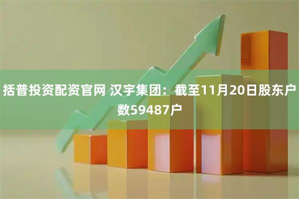 括普投资配资官网 汉宇集团：截至11月20日股东户数59487户