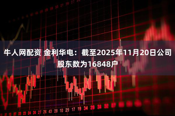牛人网配资 金利华电：截至2025年11月20日公司股东数为16848户
